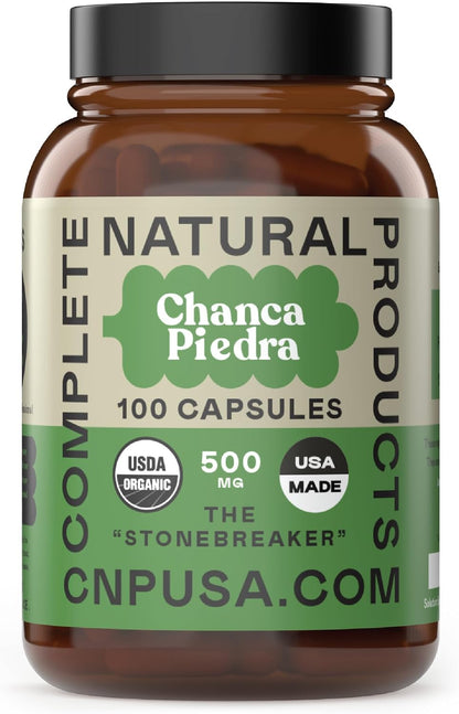 Chanca Piedra Organic Capsules 500mg – Stonebreaker Food Supplement