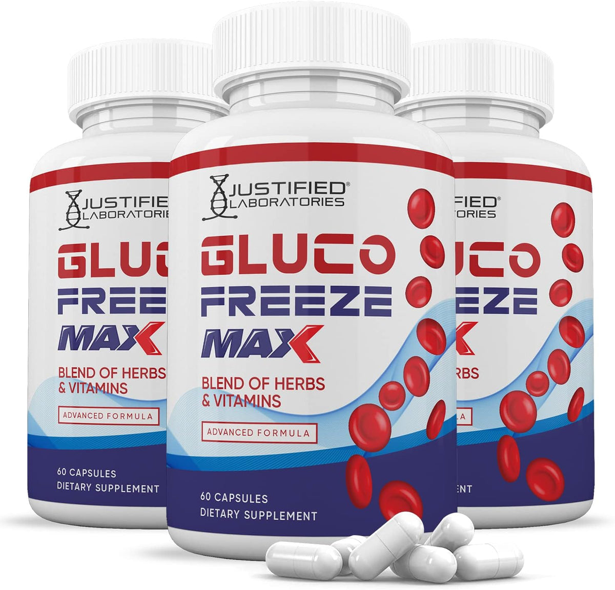 Glucofreeze Max Advanced Formula - 3 Pack (180 Capsules) - görsel 1