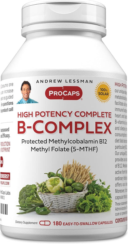 ANDREW LESSMAN High Strength B-Complex 180 Capsules