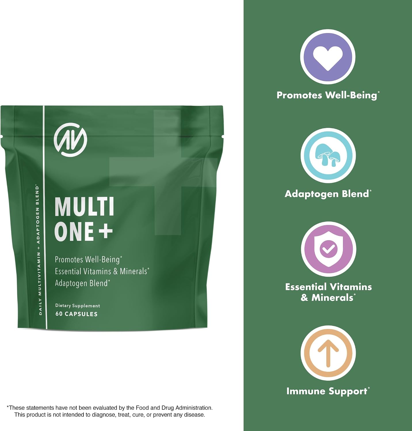MultiOne Daily Multivitamin for Men and Women - Essential Nutrients and Minerals for Optimum Health (60 Capsules) - görsel 3