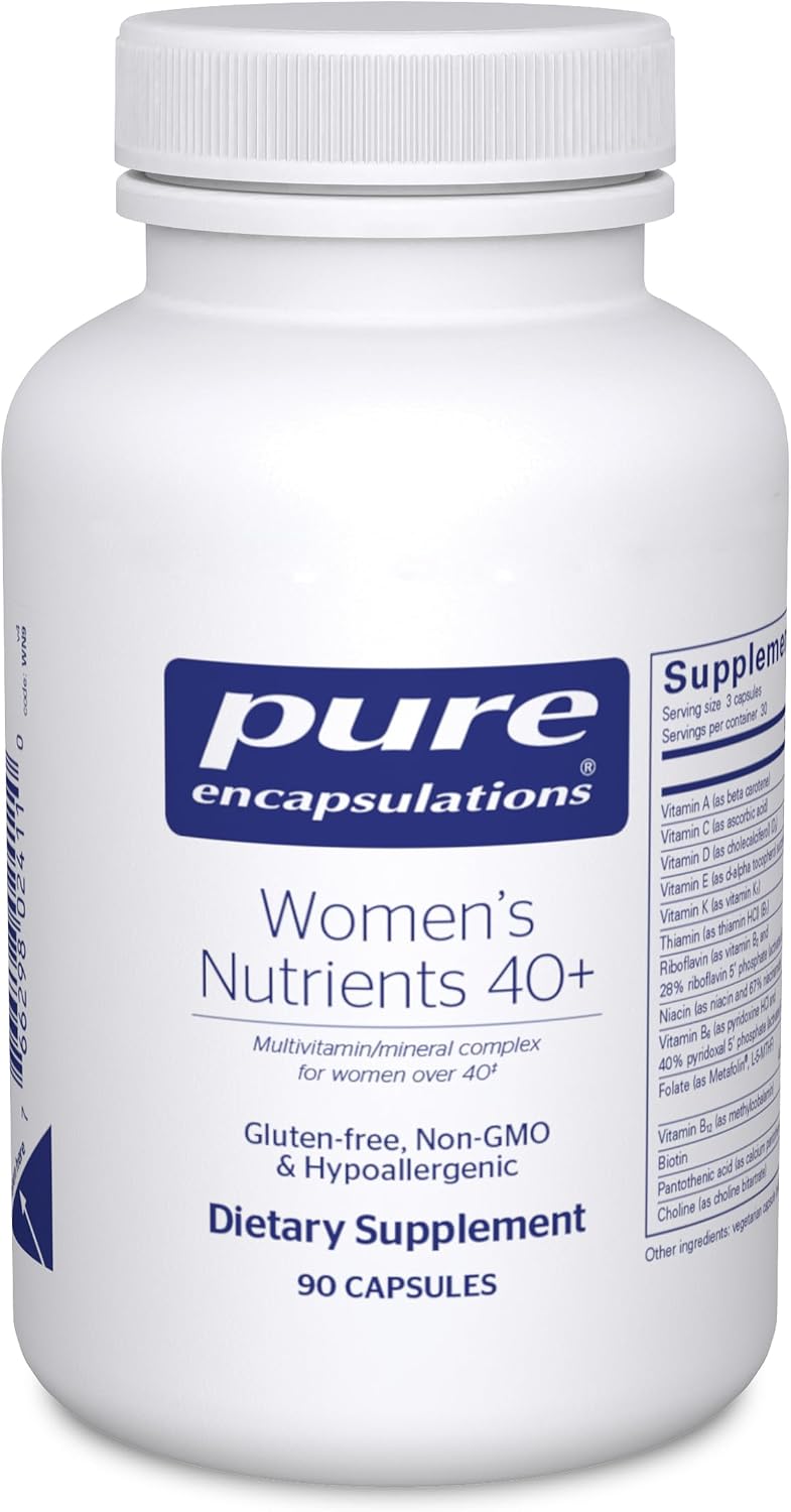 Pure Encapsulations Women's Nutrients 40+ – Multivitamin for Women Over 40 (180 Capsules) - görsel 9
