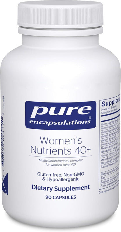 Pure Encapsulations Women's Nutrients 40+ – Multivitamin for Women Over 40 (180 Capsules)