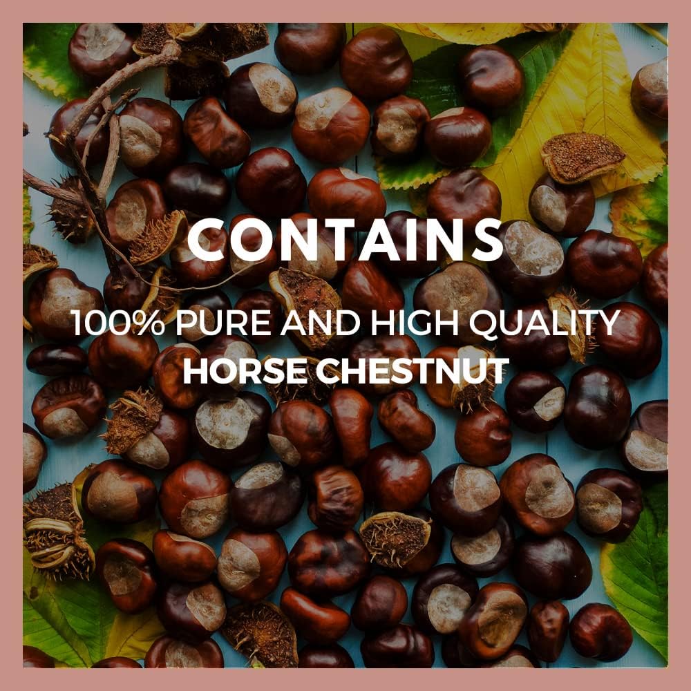 Remedy's Nutrition Horse Chestnut Extract Aescin 20% - 1000mg, 60 Vegan Capsules - görsel 4