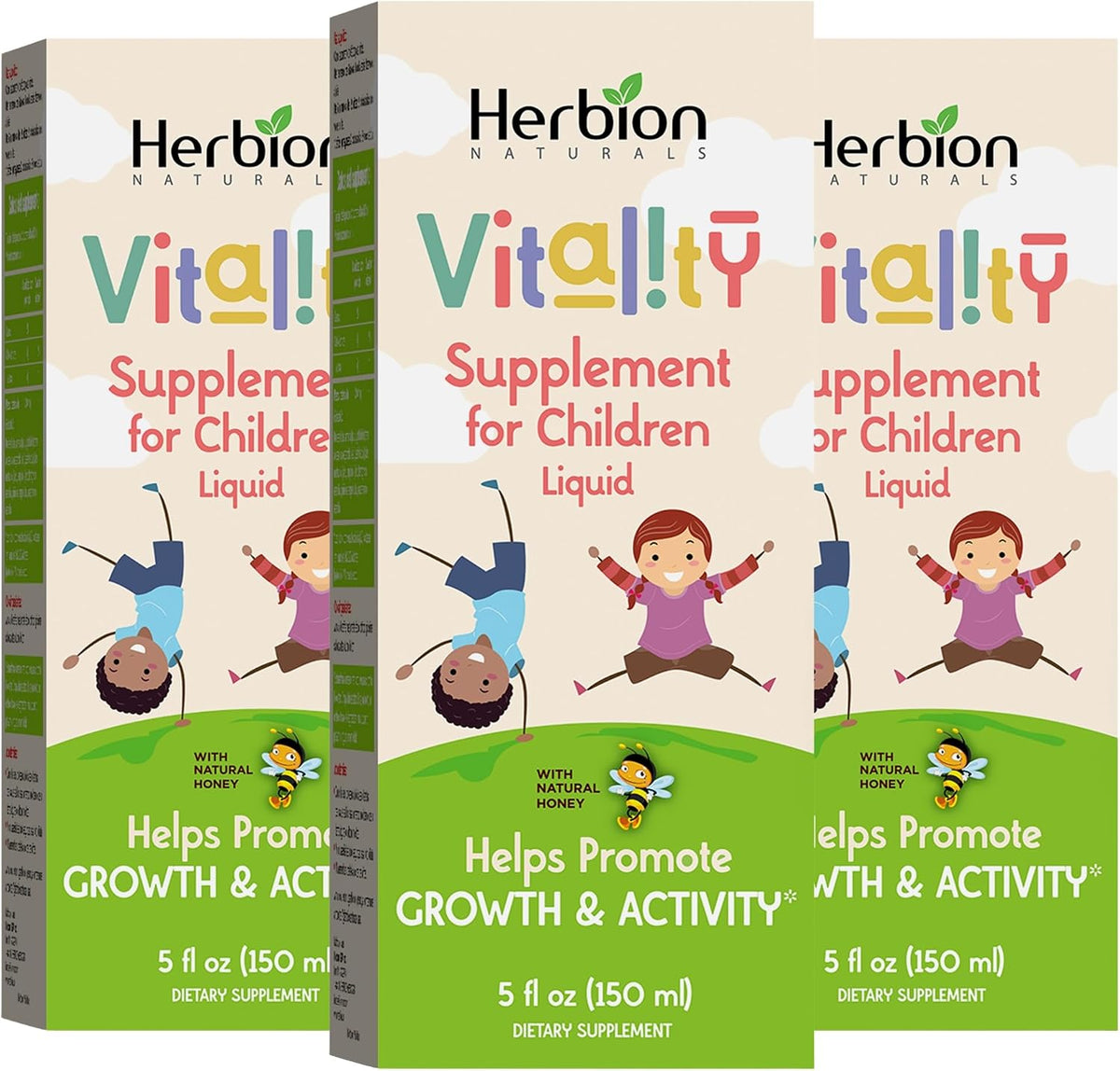 HERBION Naturals Vitality Supplement for Children, Supports Growth and Appetite, Helps Maintain Energy and Cognitive Function, for Kids Aged 1 Year and Above, 150 ml (Pack of 1) - görsel 10