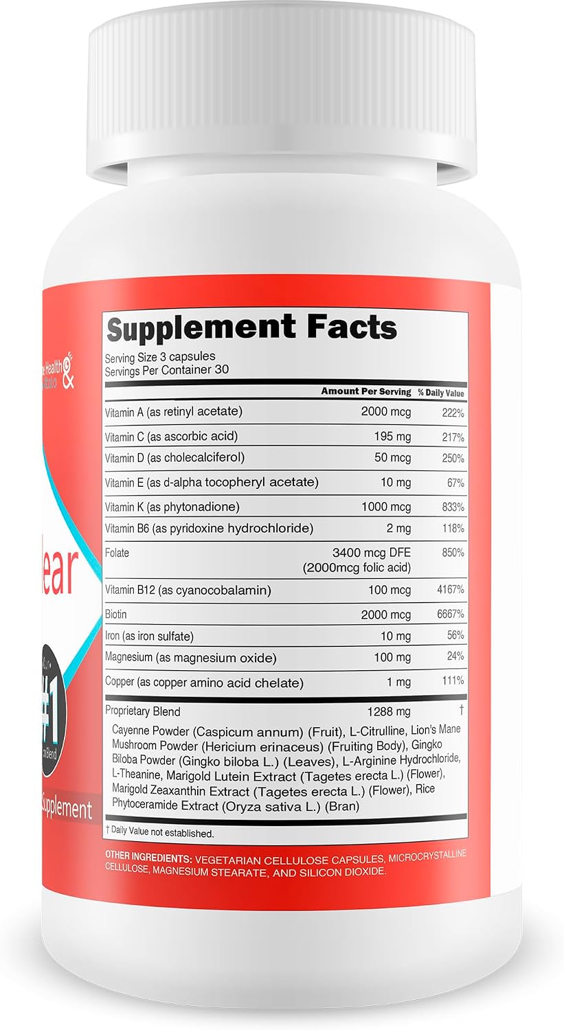 Pro VisiClear for Eyes – Vitamin A Enriched Eye Health Supplement with Lutein and Zeaxanthin - görsel 2