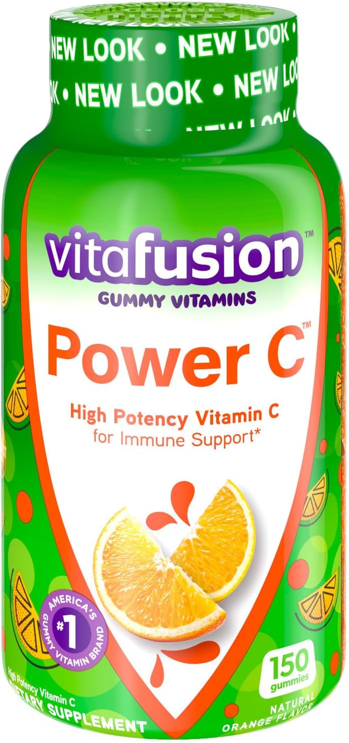 Vitafusion Power C Gummy Vitamins for Adults, 150 Gummies - görsel 1
