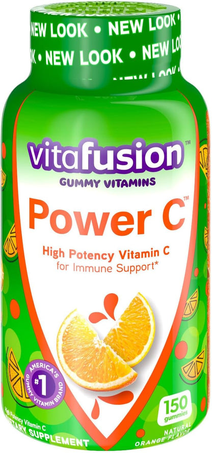 Vitafusion Power C Gummy Vitamins for Adults, 150 Gummies