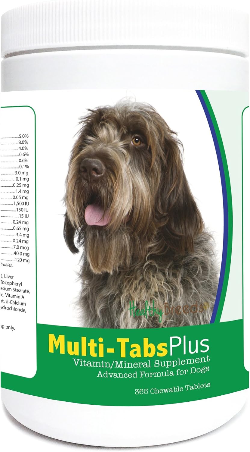 Healthy Breeds Wirehaired Pointing Griffon Multi-Tabs Plus Chewable Tablets 365 Count - görsel 1