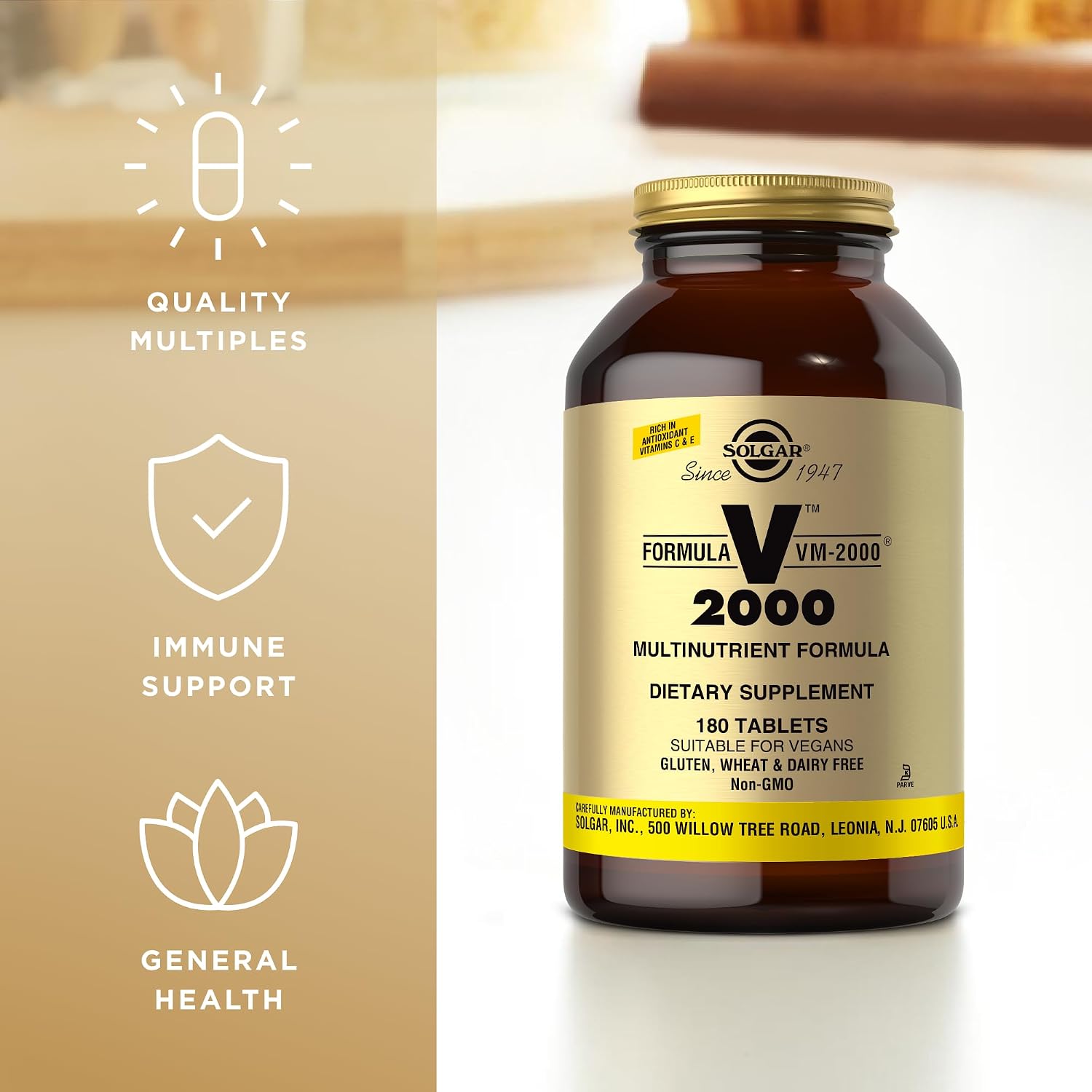 Solgar Formula VM-2000 Multinutrient System, 180 Tablets - görsel 4