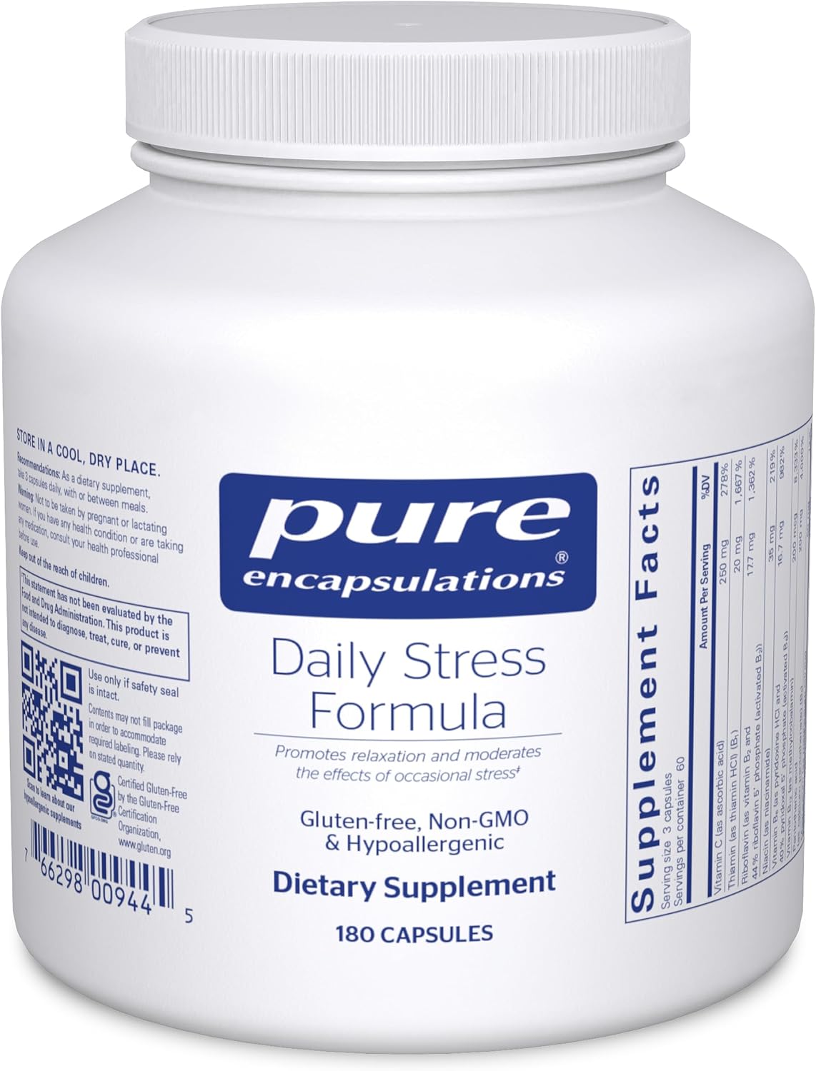 Pure Encapsulations Daily Stress Formula - 90 Capsules - görsel 8