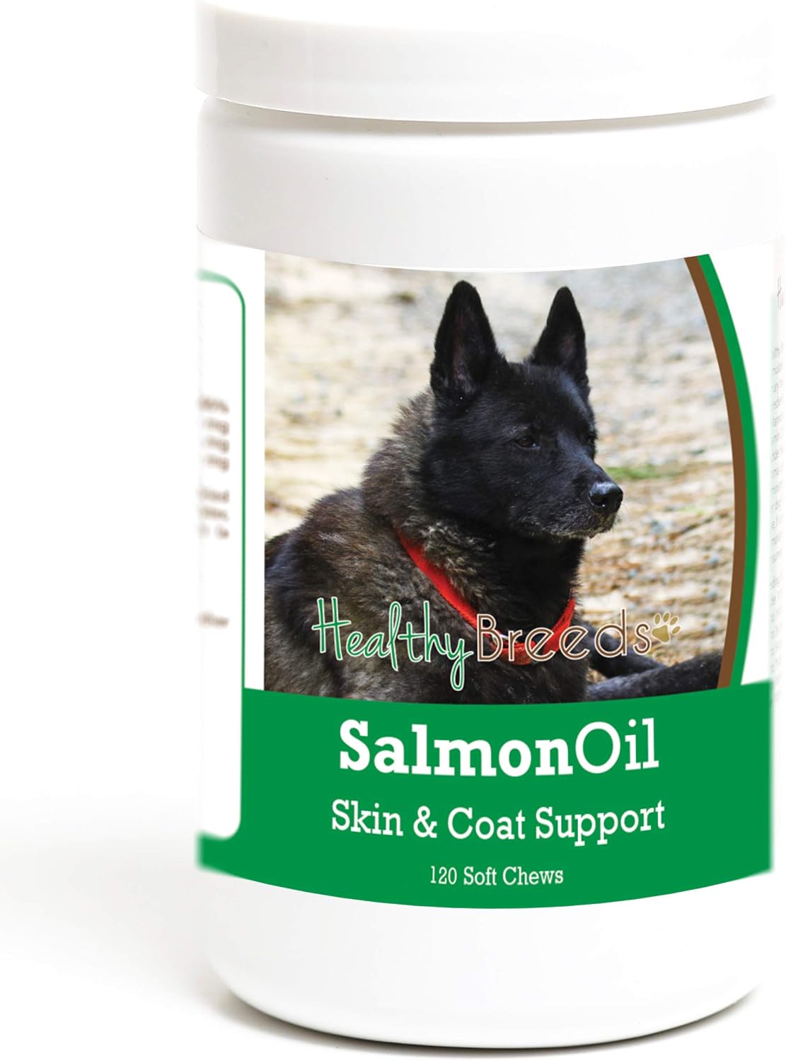 Healthy Breeds Norwegian Elkhound Salmon Oil Soft Chews 120 Count - görsel 2
