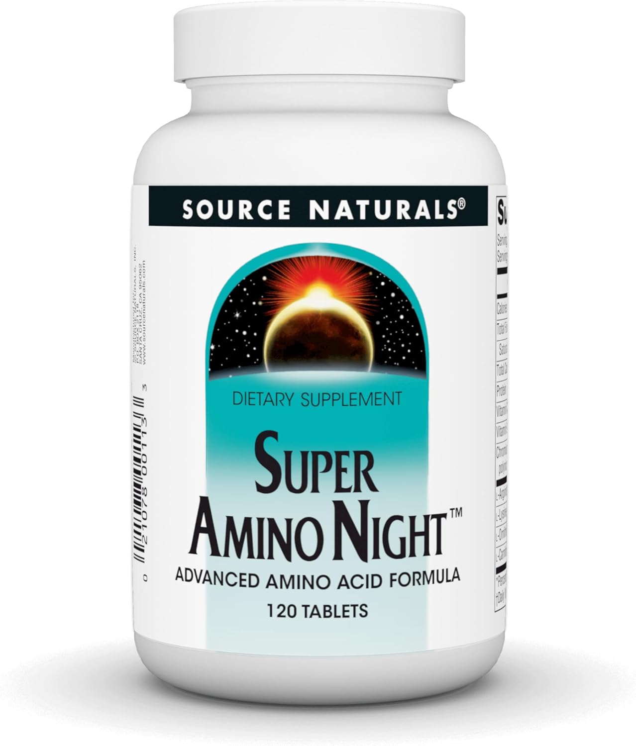 Source Naturals Super Amino Night – Advanced Amino Acid Formula* – 240 Tablets - görsel 1