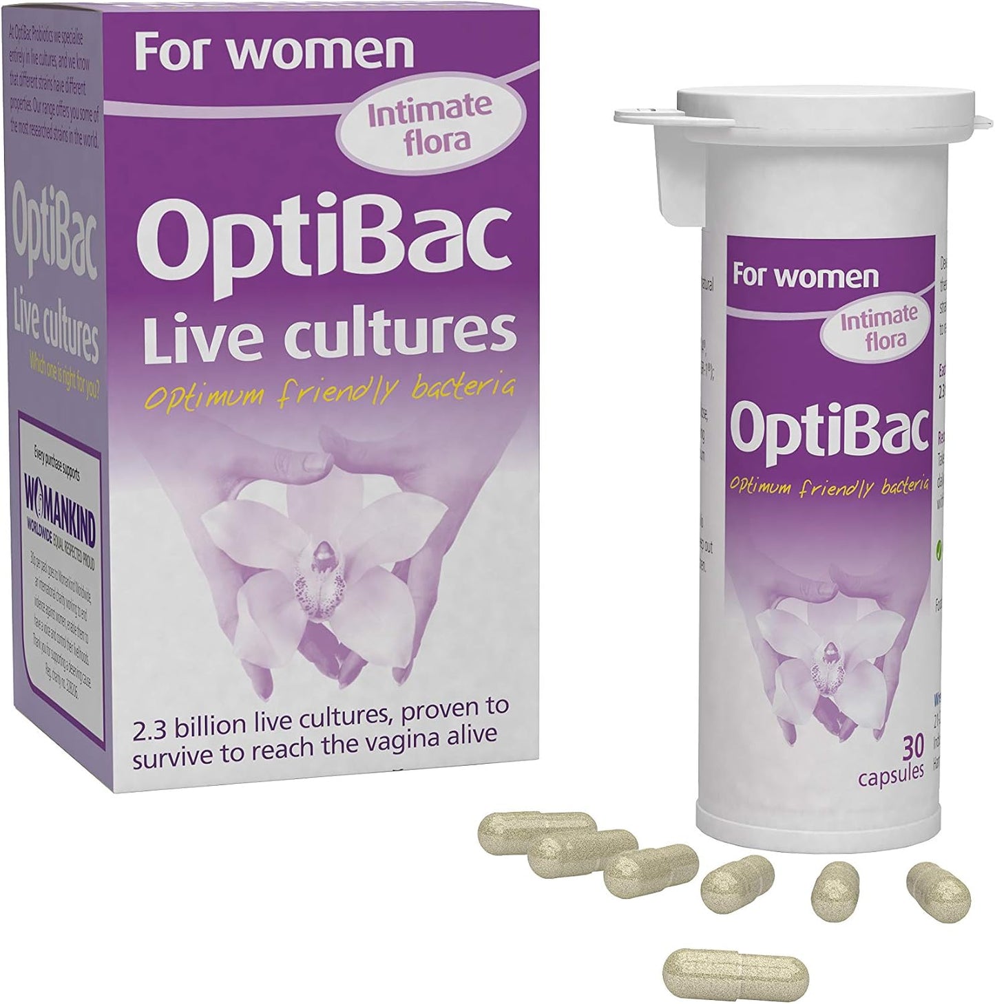 Optibac Probiotics For Women – Vaginal Probiotic with Lactobacillus rhamnosus GR-1 and Lactobacillus reuteri RC-14 (30 Capsules) - görsel 6