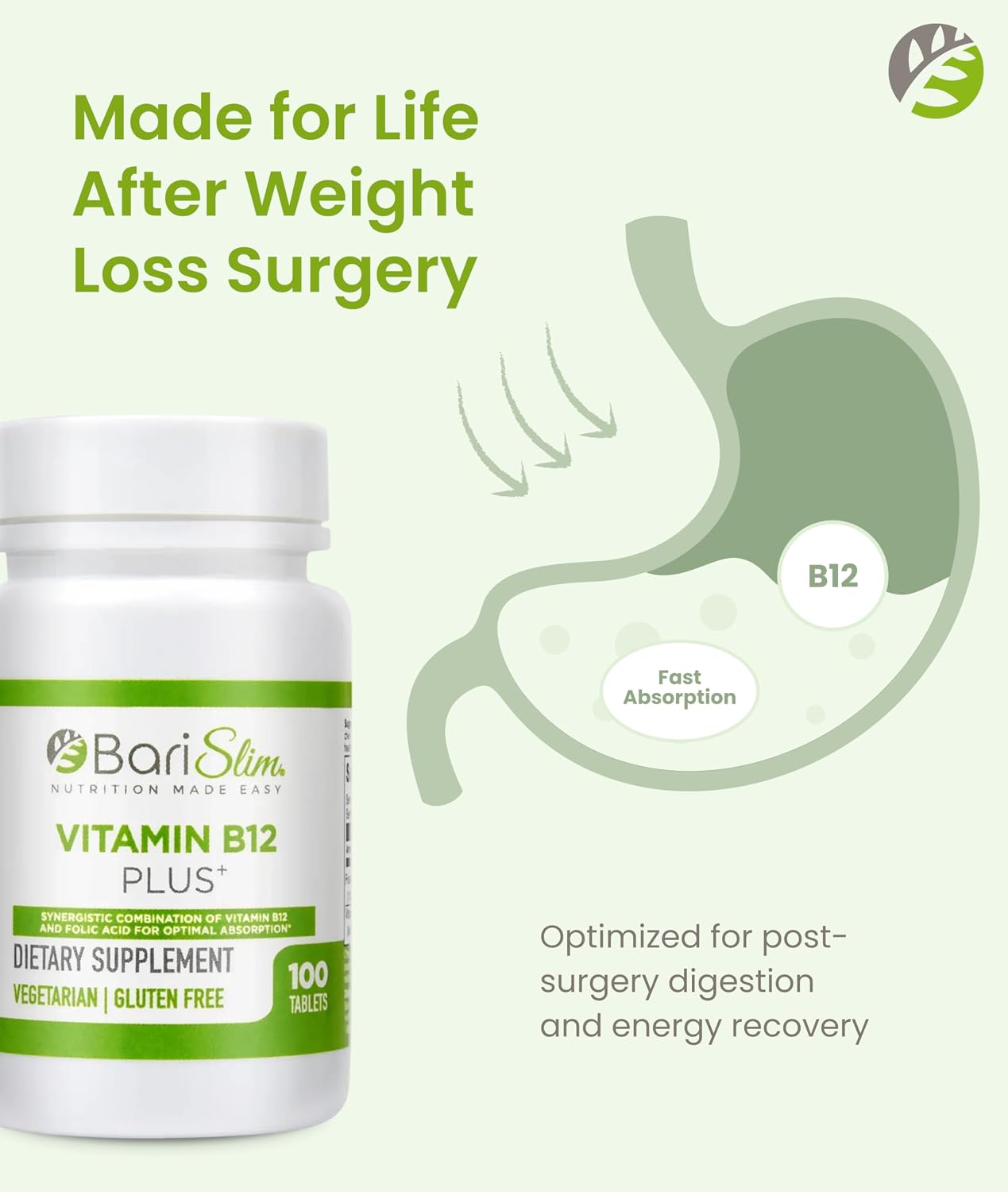 BariSlim Vitamin B12 Plus Chewable Tablets - Bariatric Formulated, Cherry Flavour - görsel 4