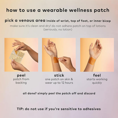 The Good Patch Rescue Recovery Patch – DHM, Green Tea & Vitamin B1 (8 Patches)