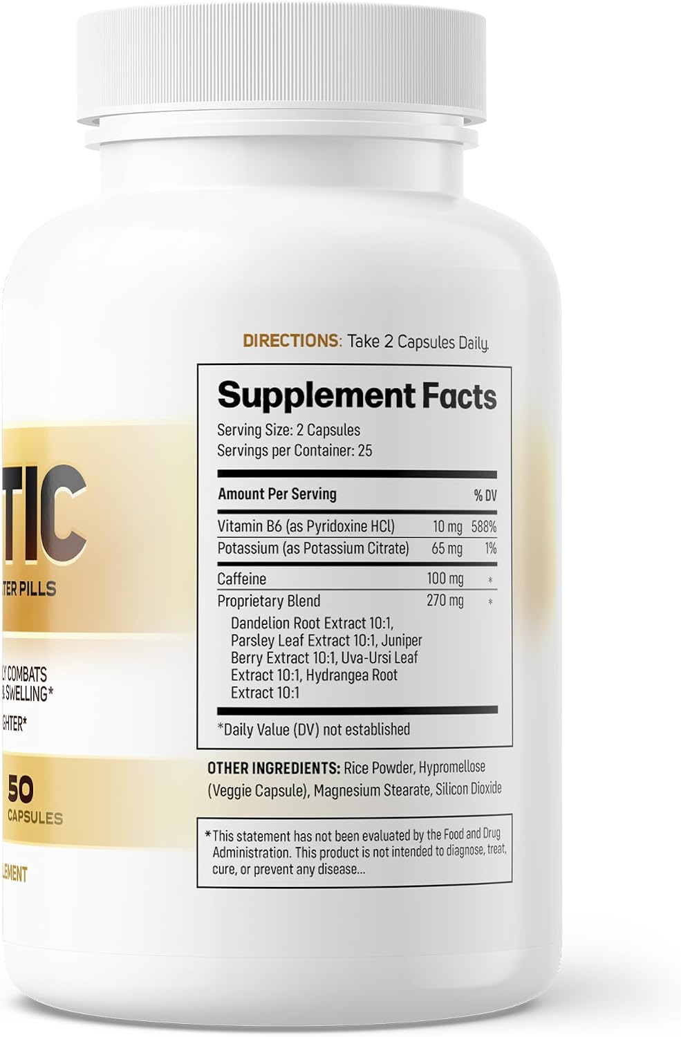 Firmetic Water Tablets – Natural Diuretic for Swelling & Fluid Retention - görsel 9