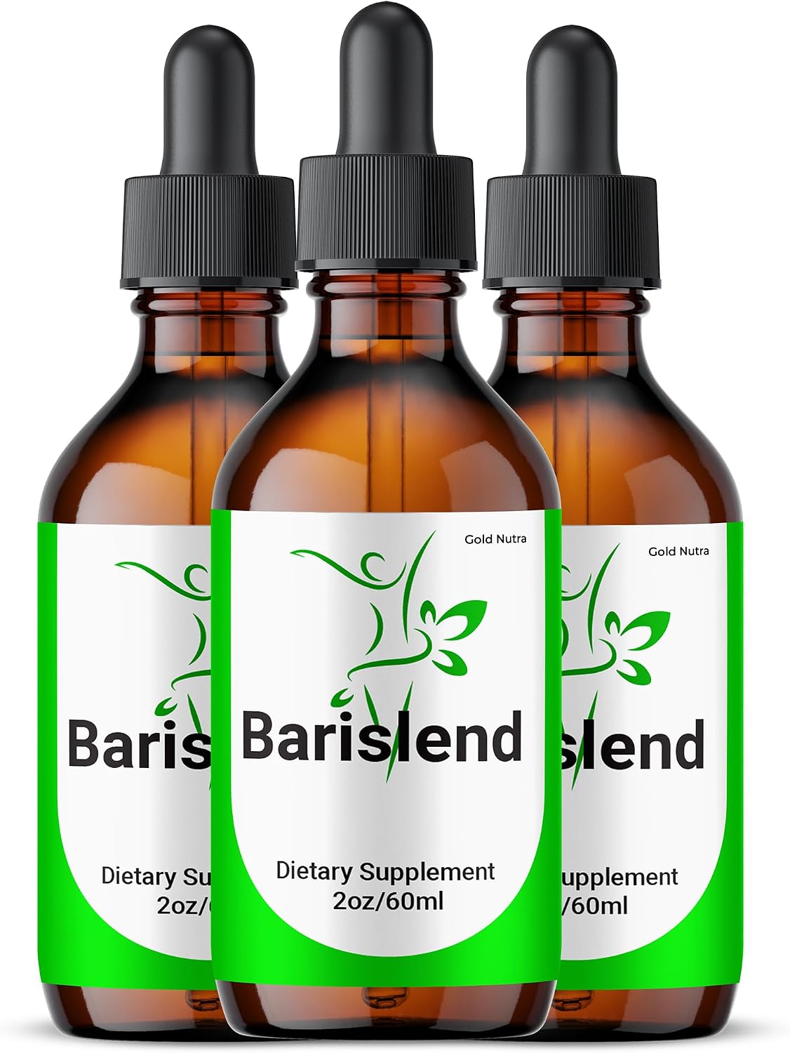 (3 Pack) Barislend Drops – Natural Max Strength Liquid Supplement - görsel 1