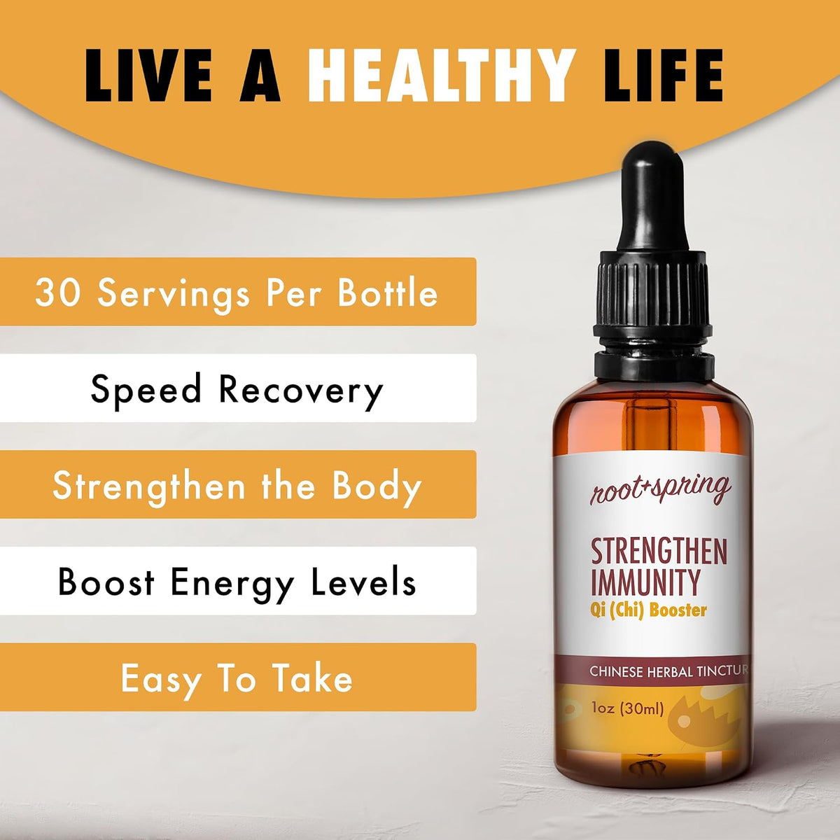 Qi Booster Herbal Tincture – Immune Support with Traditional Chinese Herbs (30 ml) - görsel 4