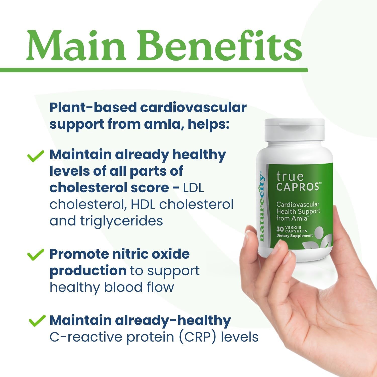 True-Capros Amla Fruit Extract – Polyphenol-Rich for Cardiovascular Support (60 Vegetable Capsules) - görsel 4