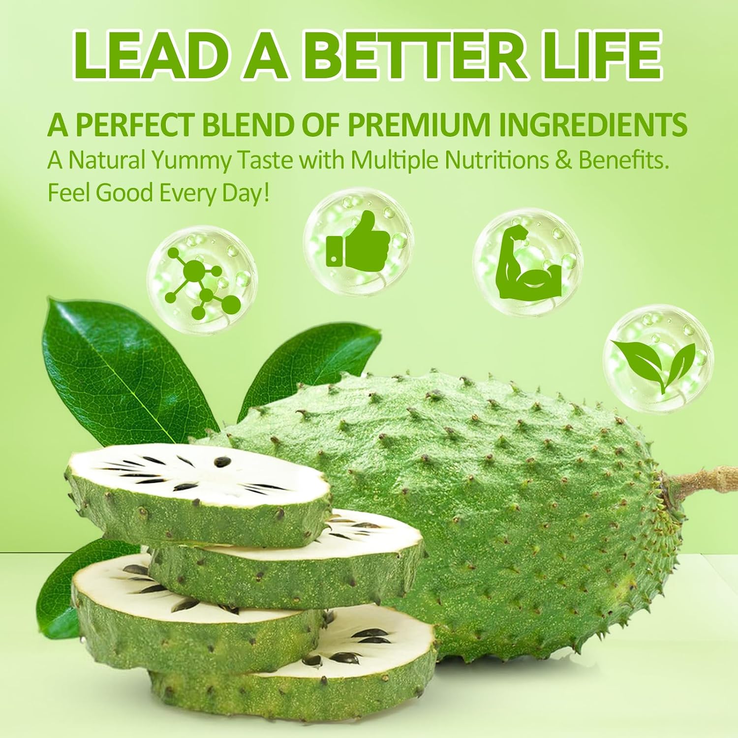 Totaria Sugar Free Soursop Oil Graviola Sea Moss Gummies - Supports Digestive, Sleep, Skin Health, Immunity & Antioxidant - Guanabana Fruit with Sea Moss, 150mg Black Seed Oil Organic Non-GM Vegan - görsel 7
