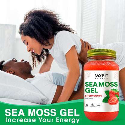 Sea Moss Gel Raw - Wildcrafted Gold Sea Moss Gel from Saint Lucia, 680 g (24 oz)