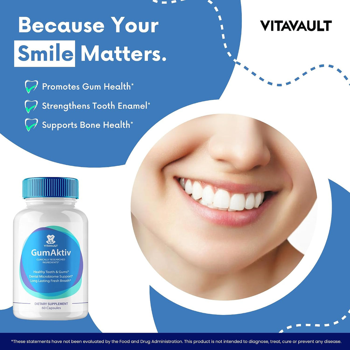 GumAktiv Capsules – All-Natural Care for Teeth and Gums (60 Capsules) - görsel 5