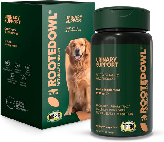 Rooted Owl® Urinary Support for Dogs – Echinacea and Cranberry Supplement