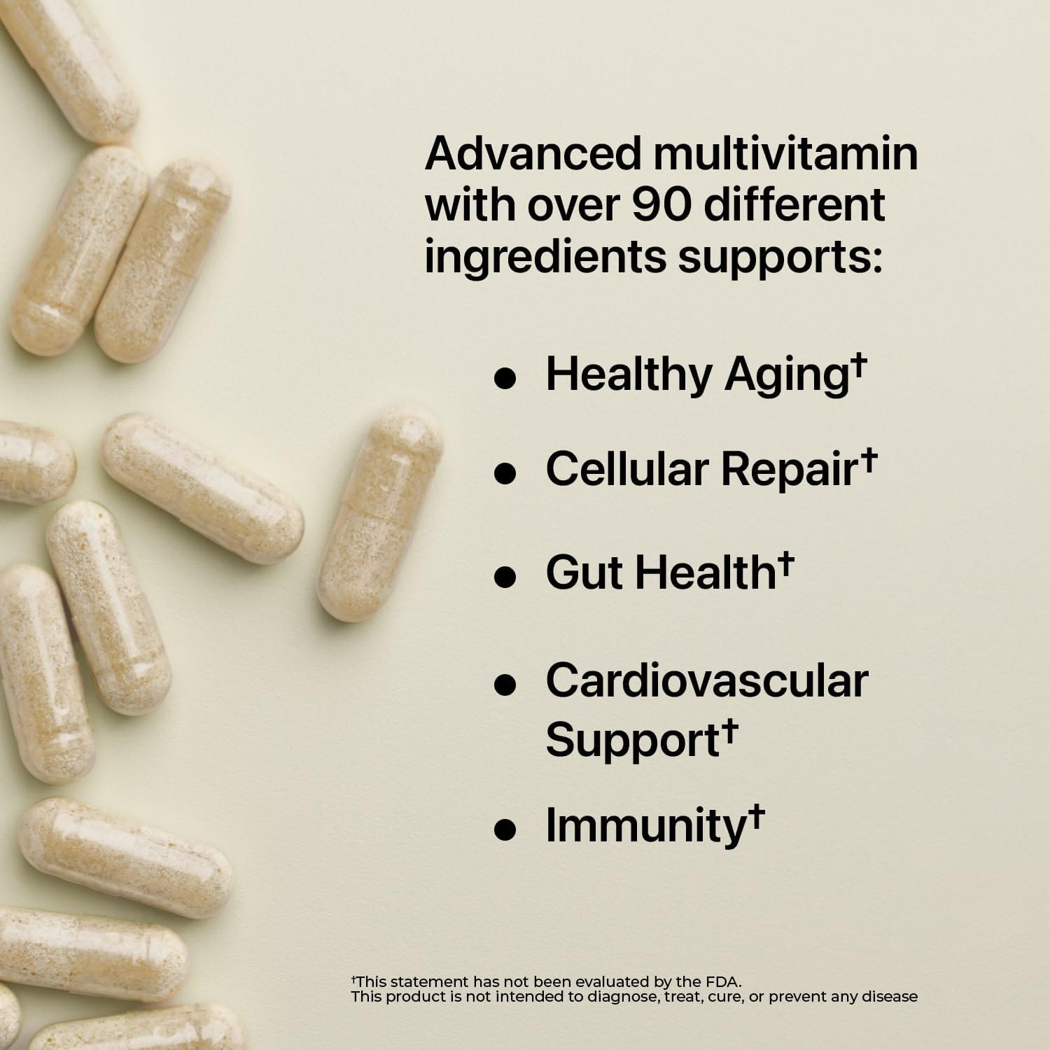 Nature's Lab Six Daily Advanced Multivitamin - 90+ Nutrients, Minerals, Antioxidants, Herbs & Whole Foods - 180 Capsules (30-Day Supply) - görsel 3