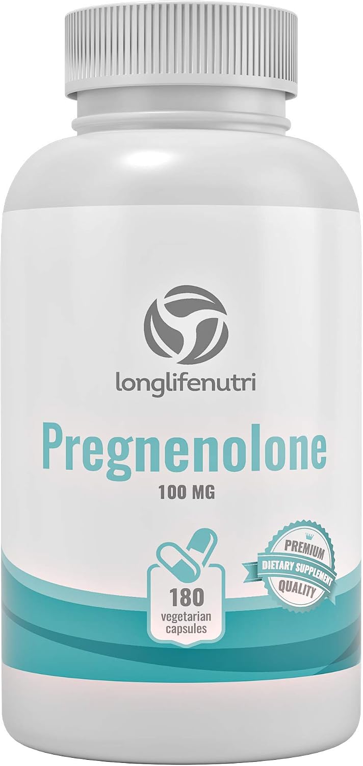 Brain & Hormone Support Pregnenolone – 180 Vegetable Capsules - görsel 8