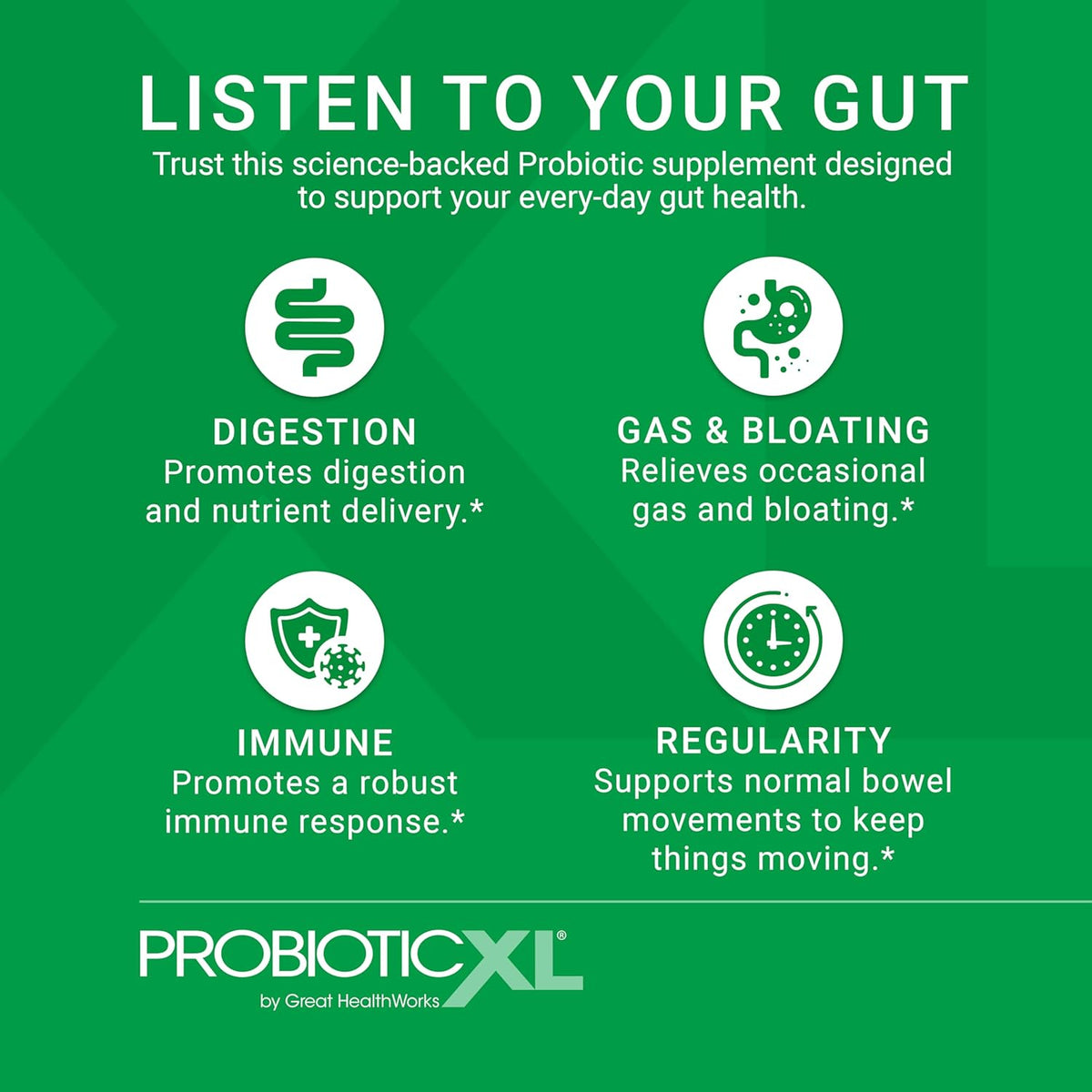 TrioXL - 3 Powerful Supplements for Immune Support (3 Bottles, 30 Capsules Each) - görsel 2