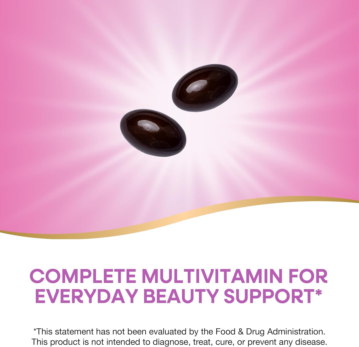 Nature's Way Alive! Hair, Skin & Nails Multivitamin with Collagen and Biotin, 60 Soft gel capsules - görsel 3