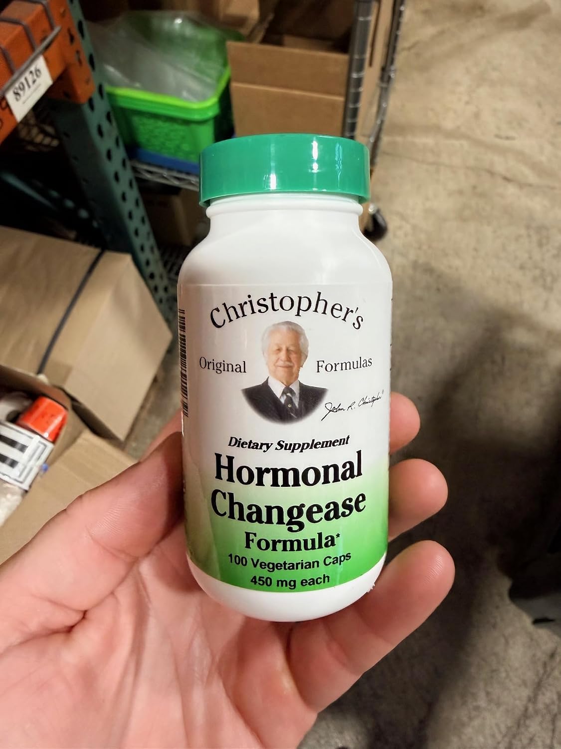 Christopher's Original Formulae Hormonal Changease Formula – Herbal Menopause Support, 100 Vegetarian Capsules - görsel 3