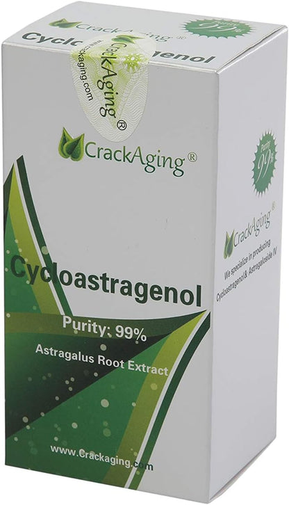 Crackaging Super-Absorption Cycloastragenol 98% – 5mg, 30 Vegetarian Capsules