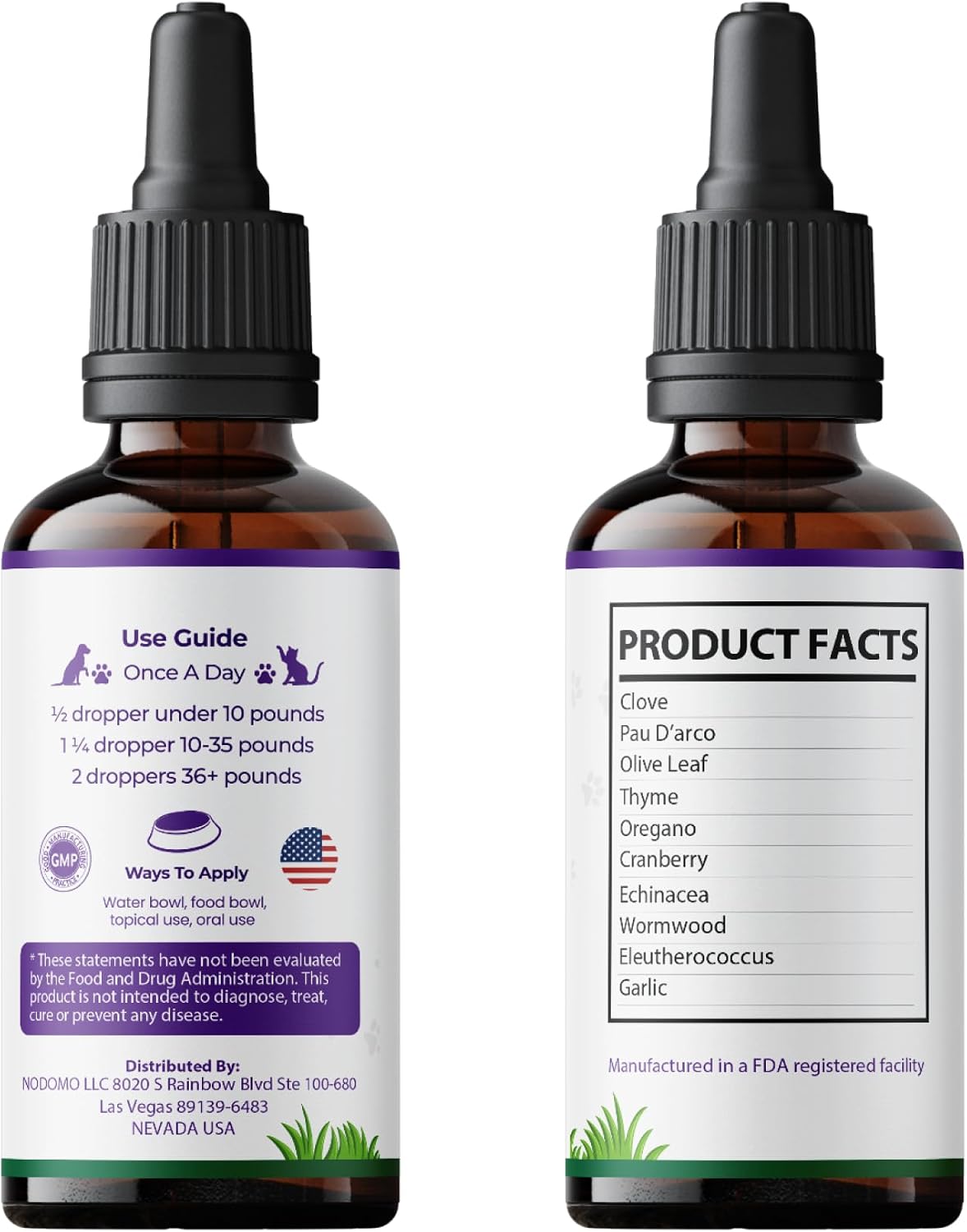 Edna Home Herbal Supplements for Dogs & Cats - Cranberry Respiratory Support Drops, 60ml - görsel 6