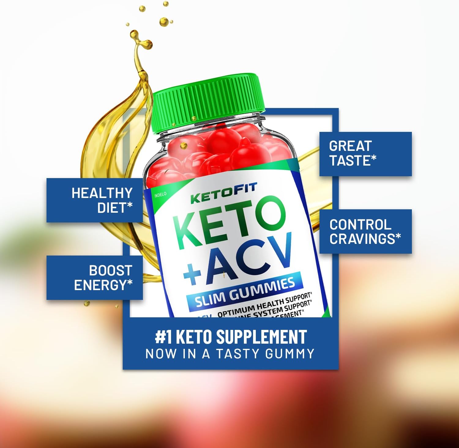 Ketofit ACV Gummies Advanced 1000mg, 2 Pack (120 Gummies) - görsel 4