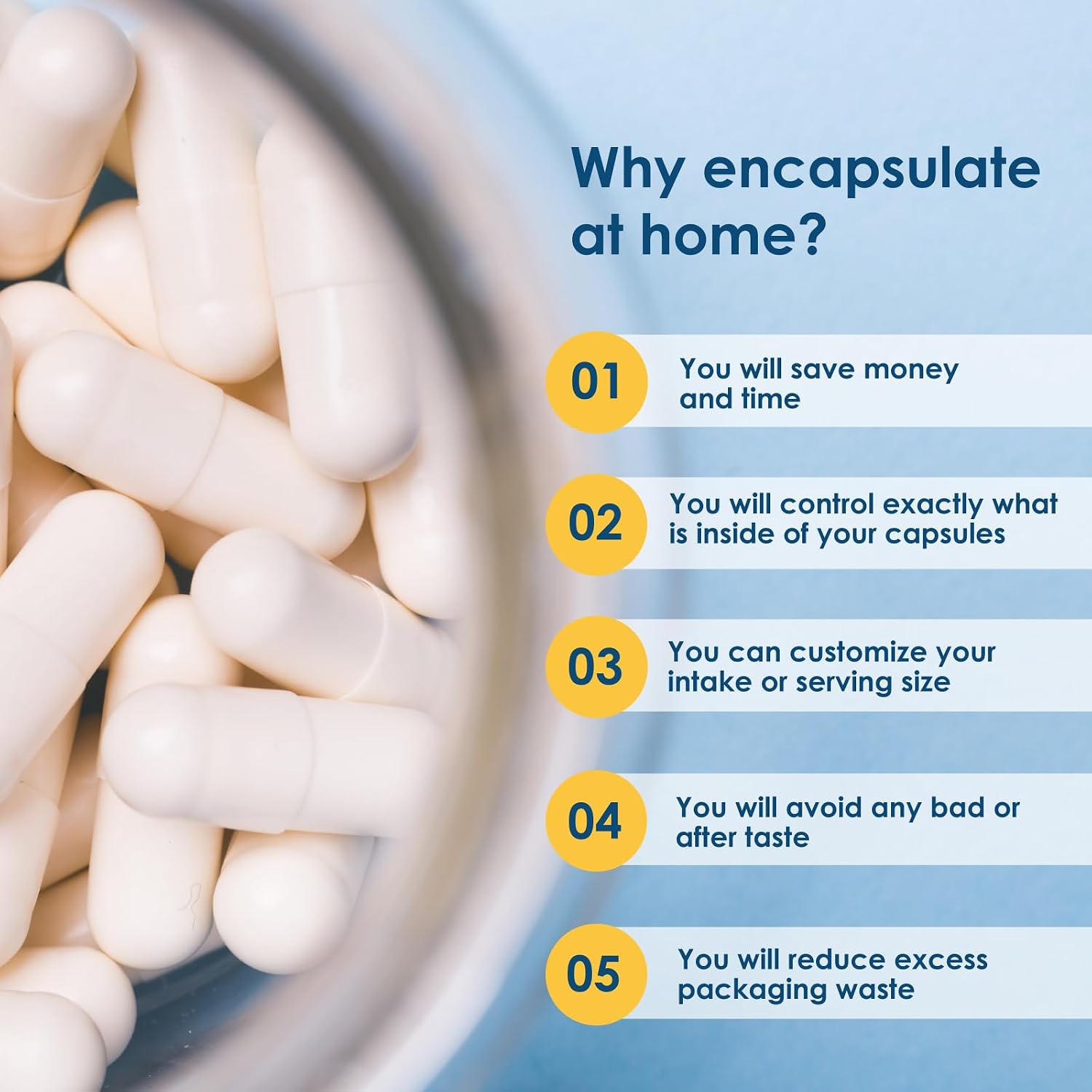 Capsuline Size 000 Empty Gelatine Capsules, Clear – 1000 Count - görsel 4