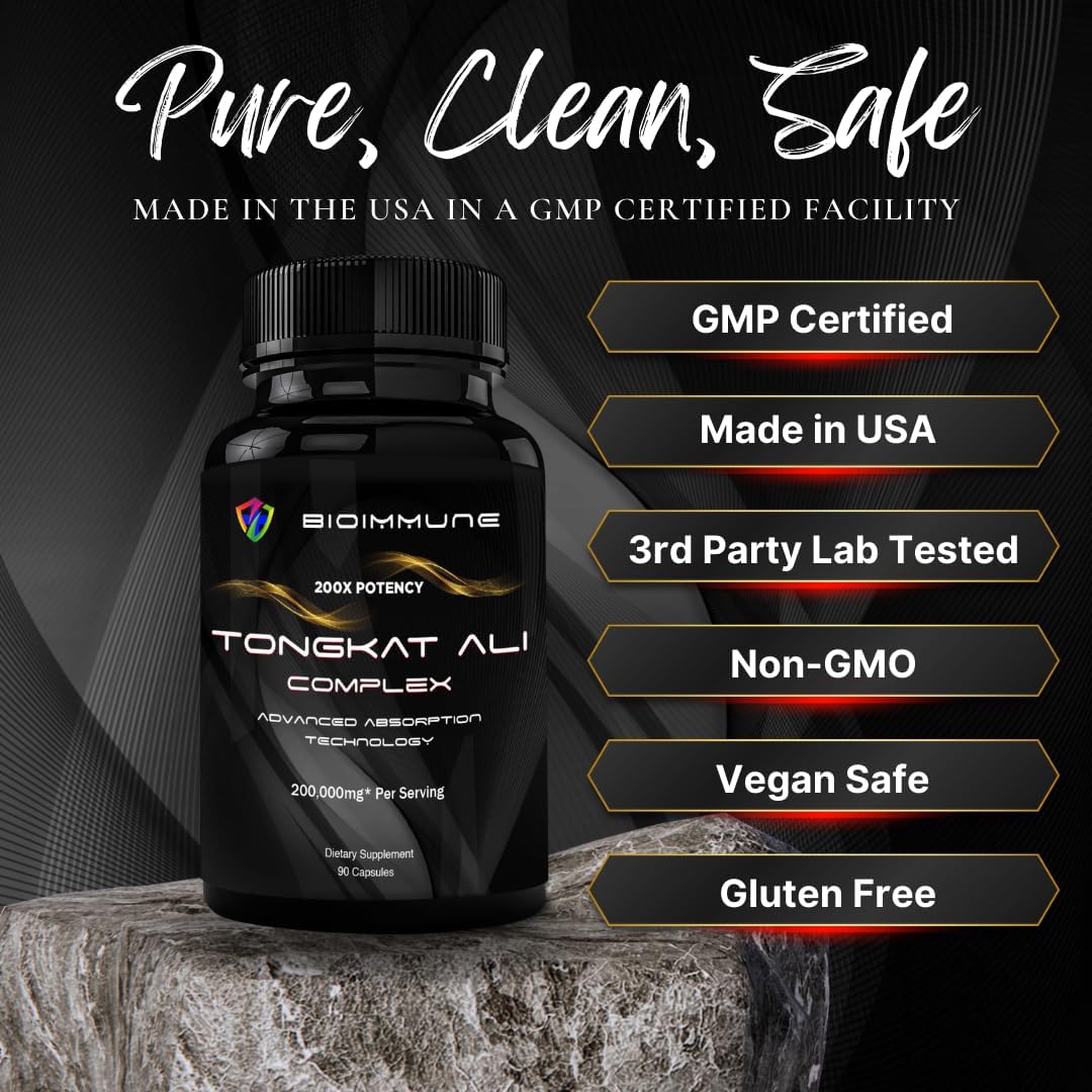 BioImmune Tongkat Ali Ultra Concentrated Extract Capsules - görsel 7