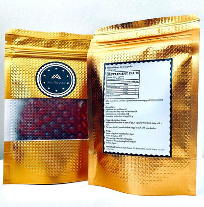 Sea-Buckthorn Oil Capsules, 100 Softgels