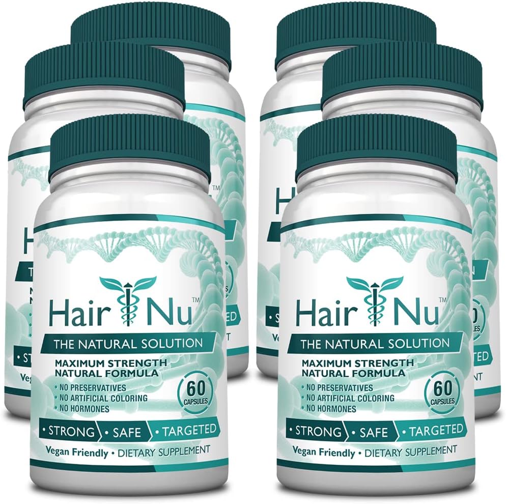 Natural Hair Growth Solution – Dietary Supplement, 60 Capsules - görsel 6