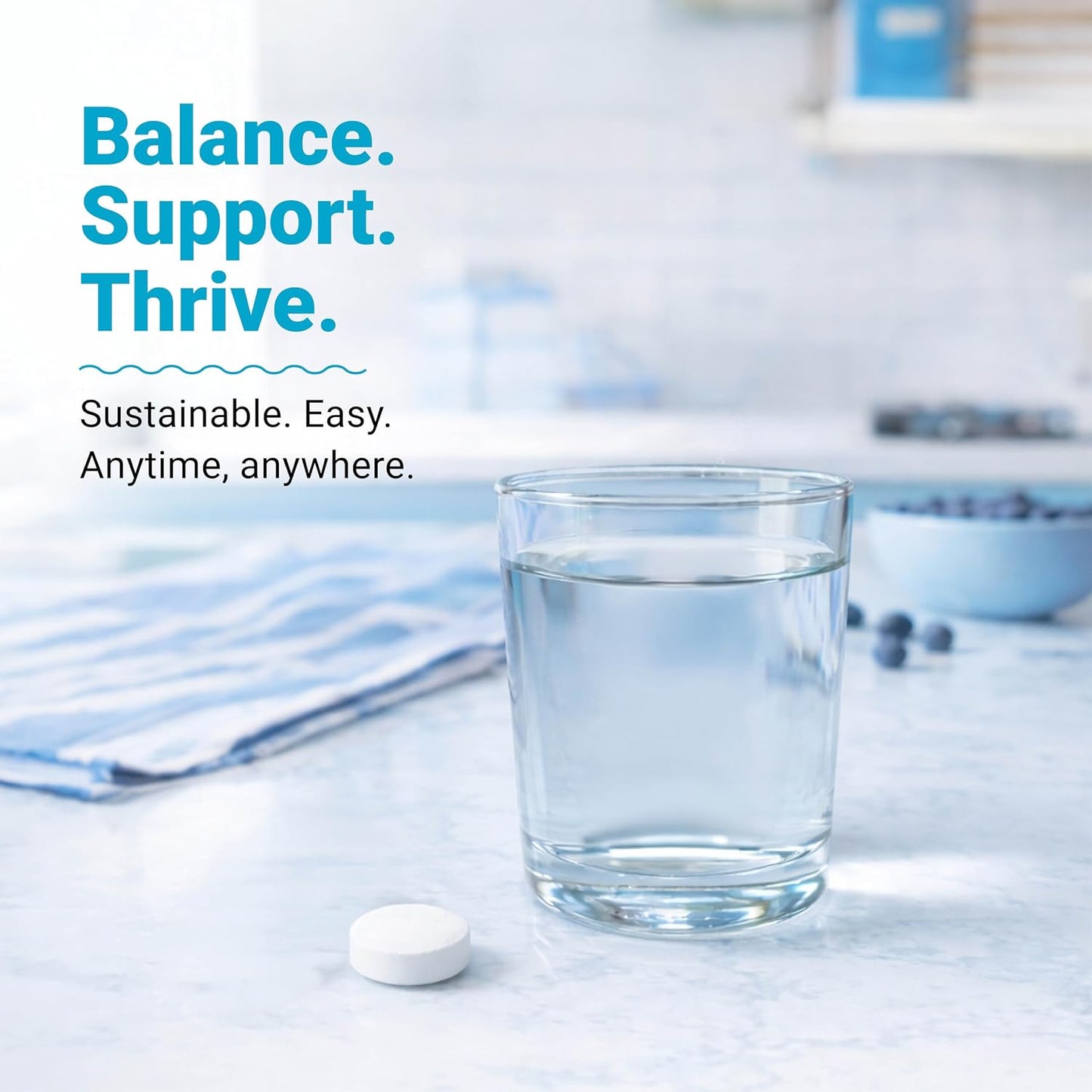 Alkalife pH Balance Tablets, 1-Pack, Enteric-Coated, Potassium and Sodium Bicarbonate, Alkaline Mineral Support, 90 Tablets (1 Month Supply) - görsel 4