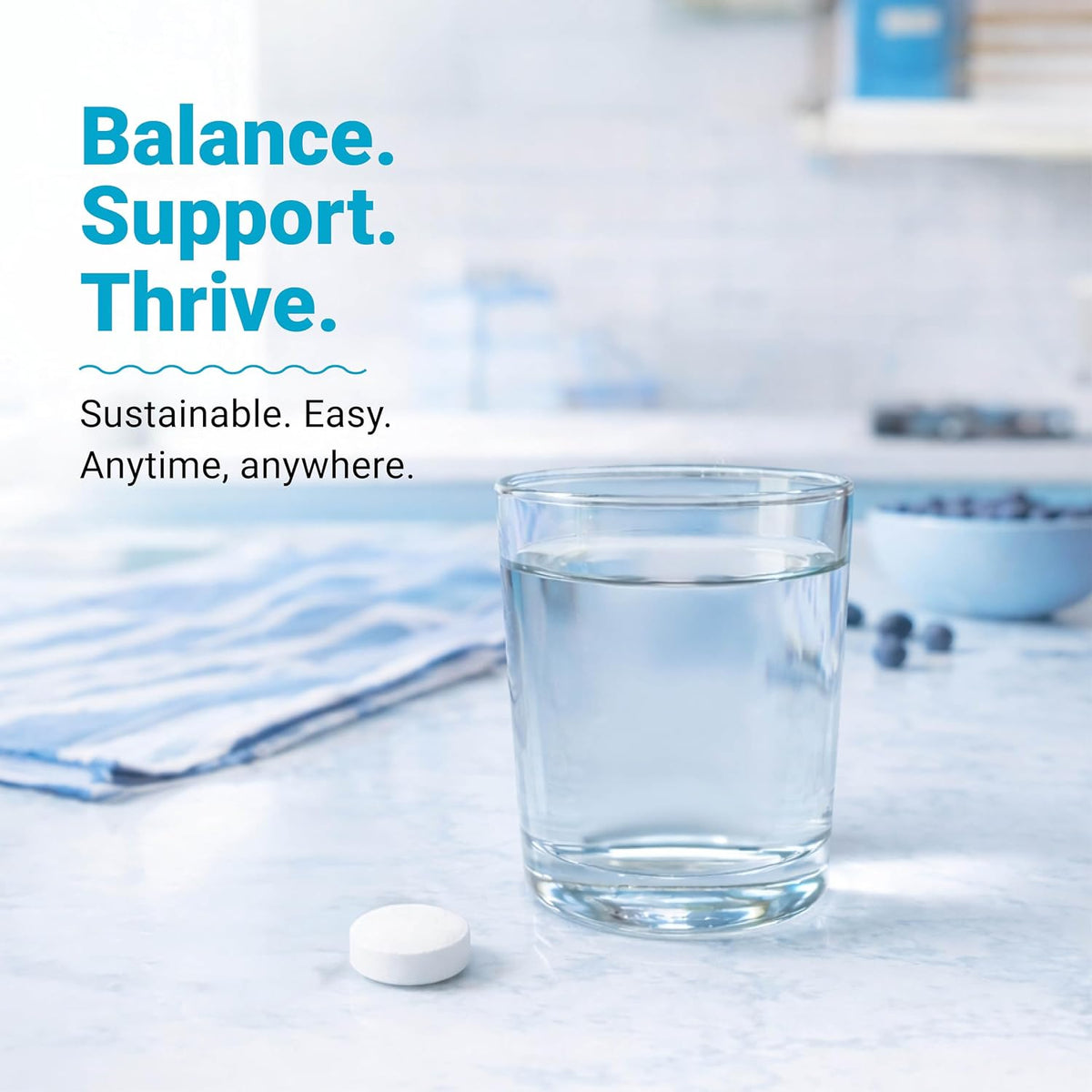 Alkalife pH Balance Tablets, 1-Pack, Enteric-Coated, Potassium and Sodium Bicarbonate, Alkaline Mineral Support, 90 Tablets (1 Month Supply) - görsel 4