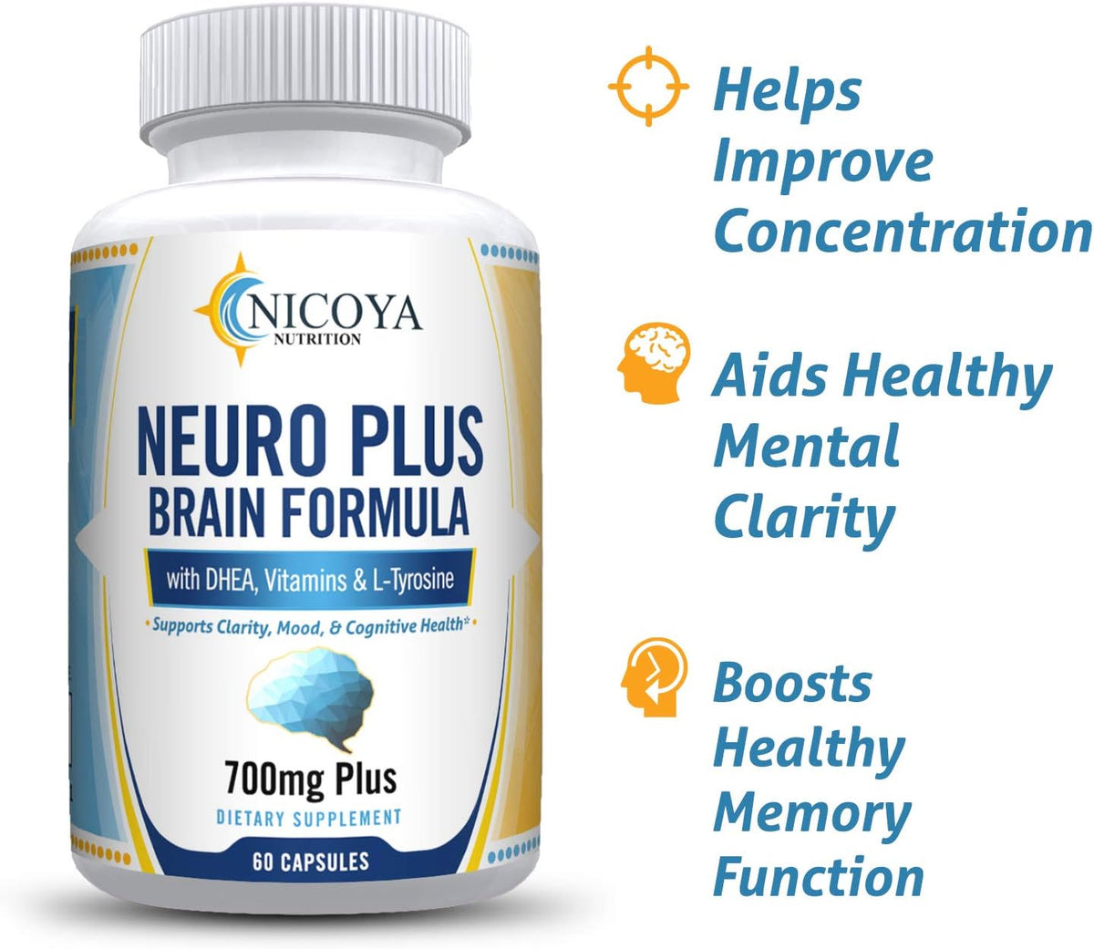 Neuro Plus Brain-Boosting & Focus Vitamin Supplement - görsel 4