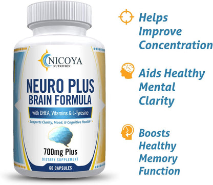 Neuro Plus Brain-Boosting & Focus Vitamin Supplement