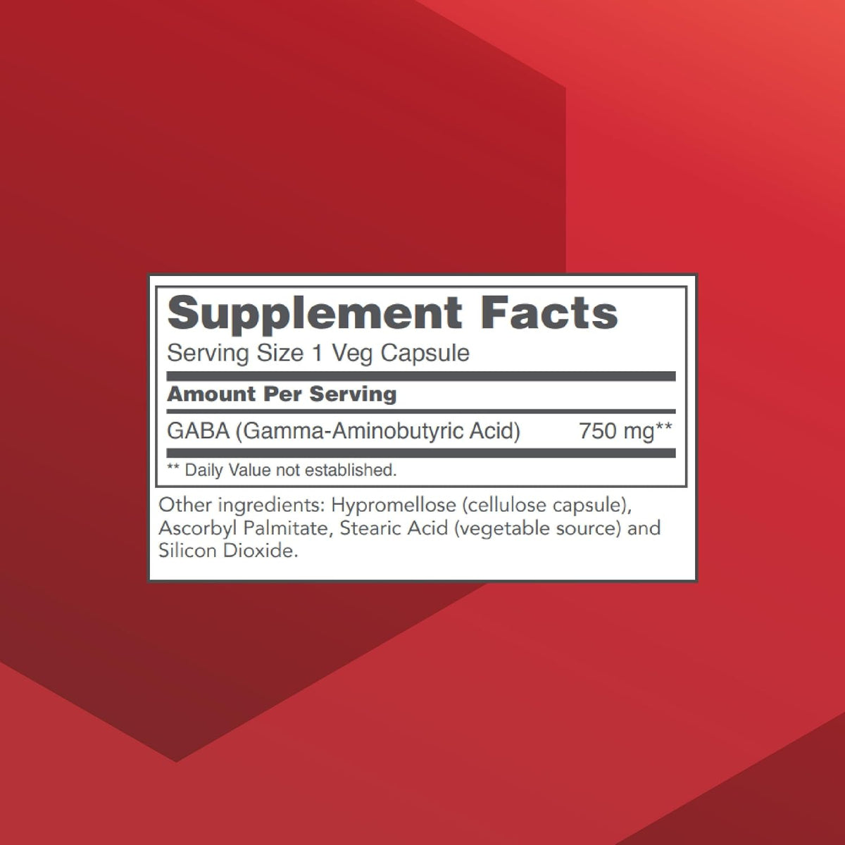Protocol for Life Balance GABA 750mg - Cognitive Function Support - 120 Vegan Capsules - görsel 2