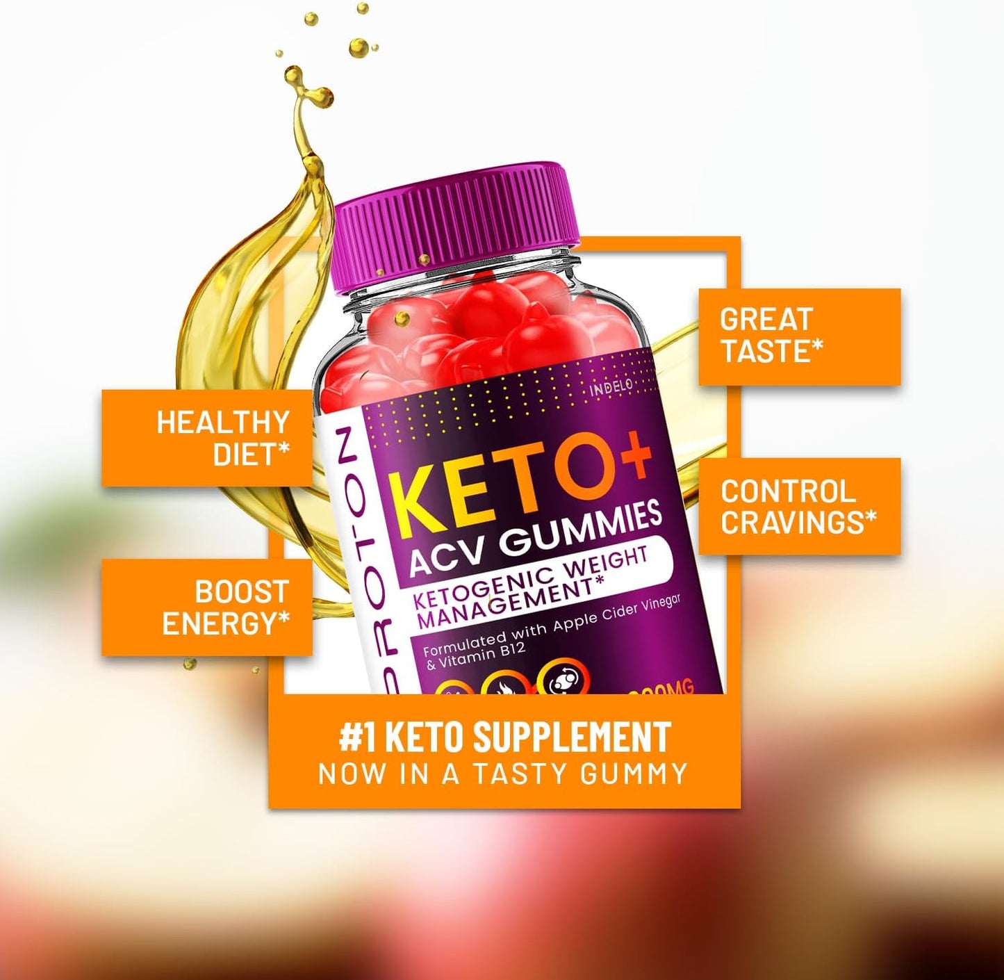Proton Keto ACV Gummies Advanced - 3 Pack (180 Gummies) - görsel 4
