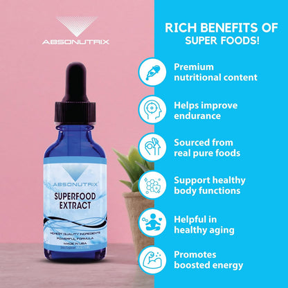 Absonutrix Superfood Extract 390 mg, 118 ml Liquid Drops