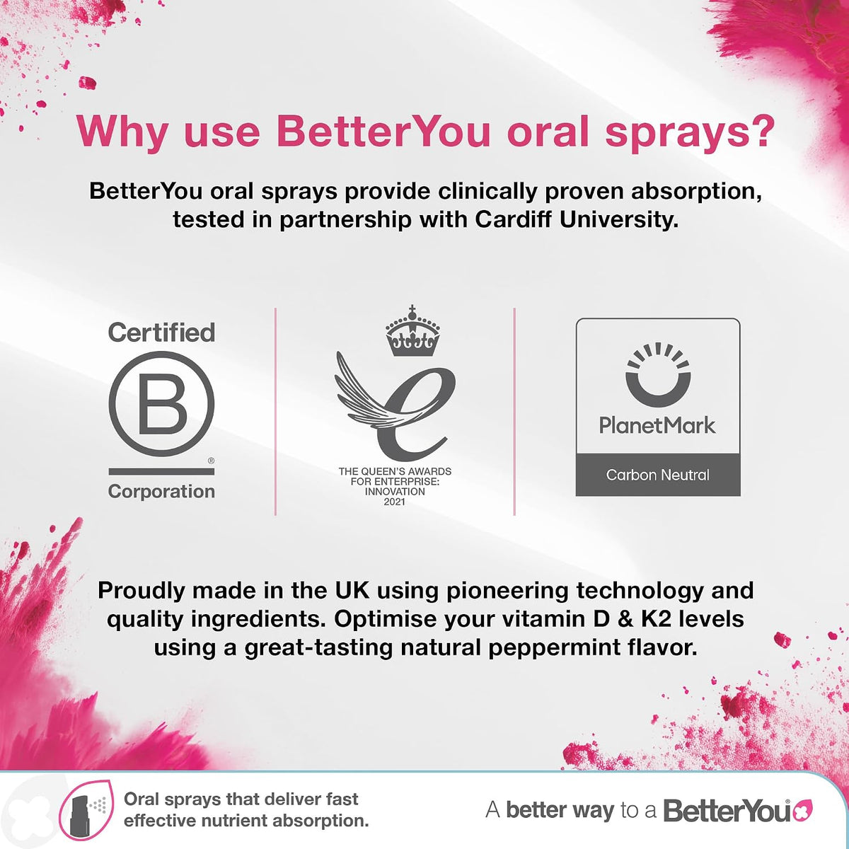 BetterYou D400 Infant Vitamin D Oral Spray - 400 IU Vitamin D3 for Children Under 3 Years - görsel 5