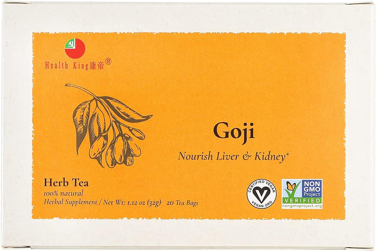 Health King Goji Tea – 20 Tea Bags - görsel 5