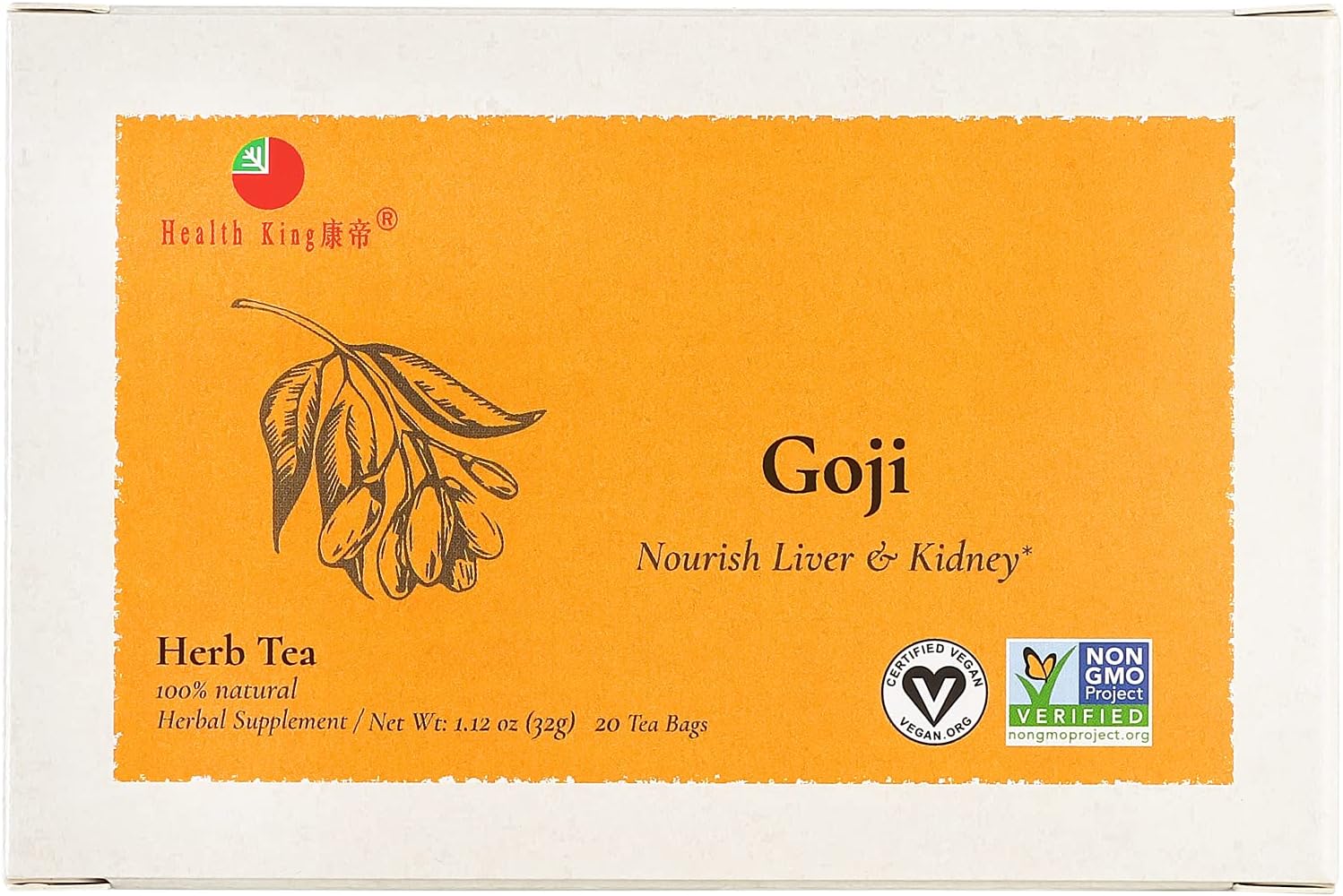 Health King Goji Tea – 20 Tea Bags - görsel 5