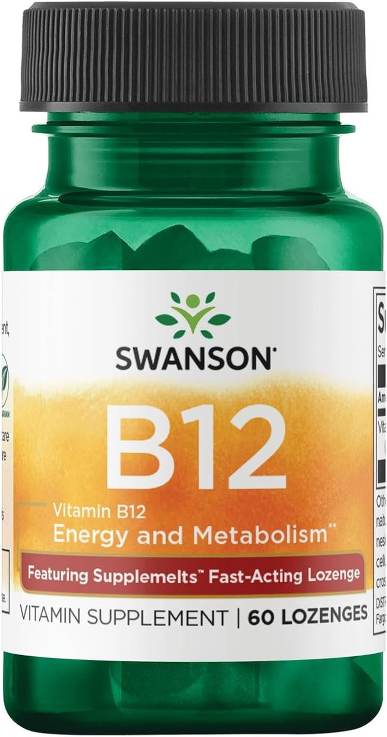 Swanson Supplemelts Sublingual Vitamin B-12 5 mg 60 Tablets - görsel 1